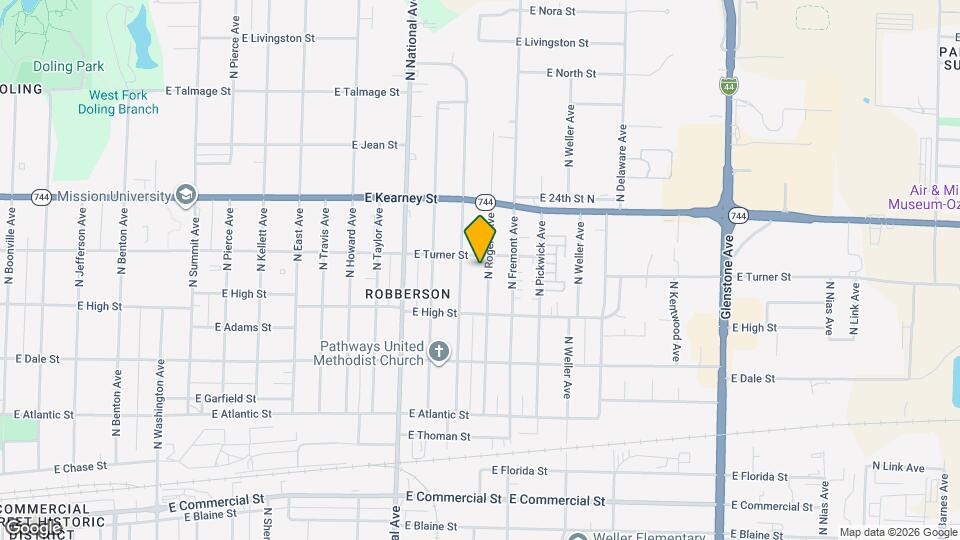 2251 N Rogers Ave Map and Location Details