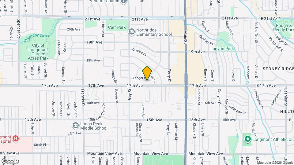 1026 17th Ave, Unit C Map and Location Details