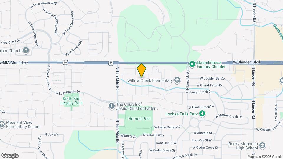 2914 W Sunny Cove St Map and Location Details