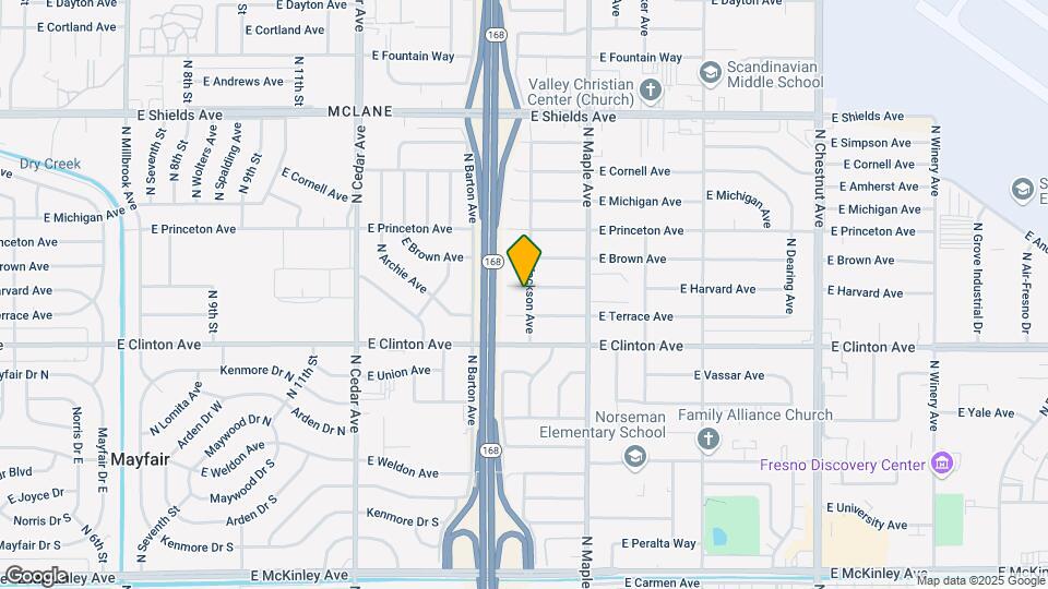4546 E Harvard Ave Map and Location Details