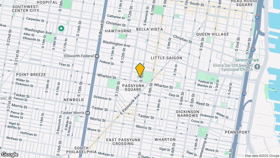 1236 S 10th St, Unit Unit 1 Map and Location Details
