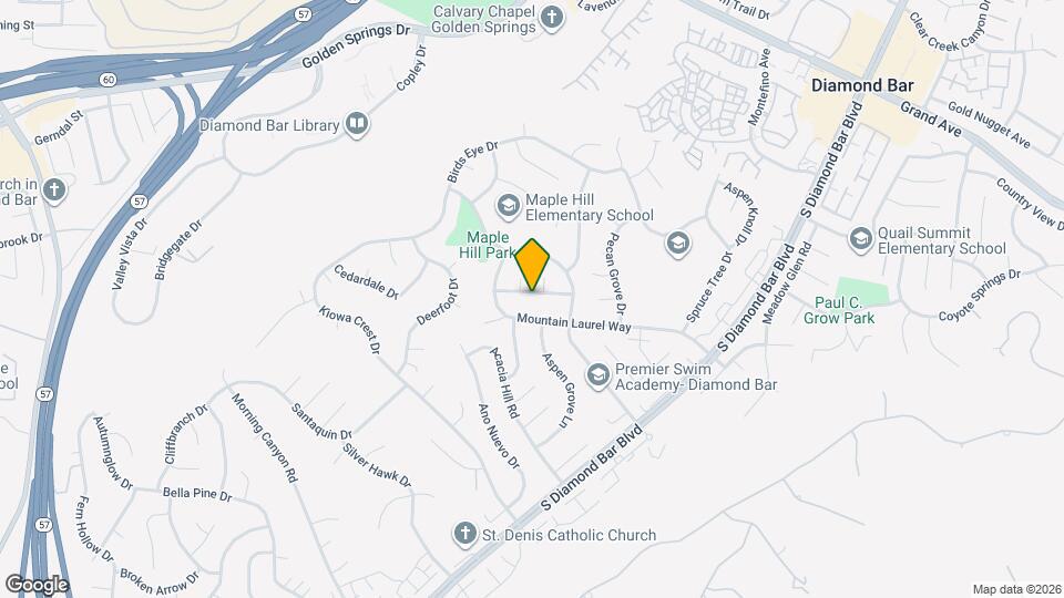 22438 Falconburn Way Map and Location Details