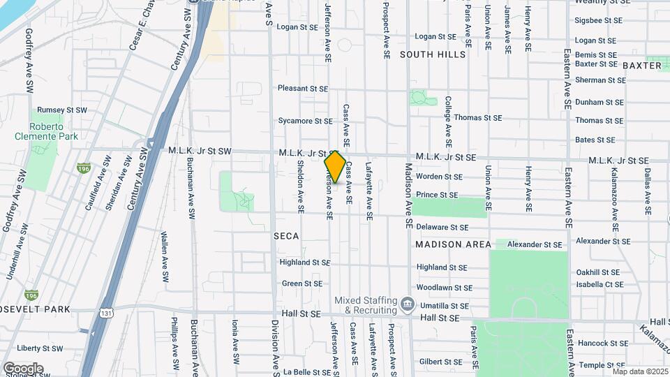 906 Jefferson Ave SE Map and Location Details
