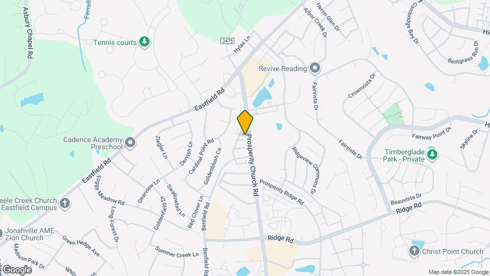 6439 Prosperity Church Rd Map and Location Details