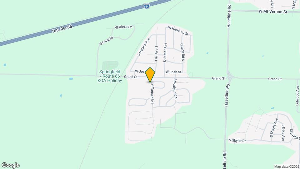 1023 S Tanner Ave Map and Location Details