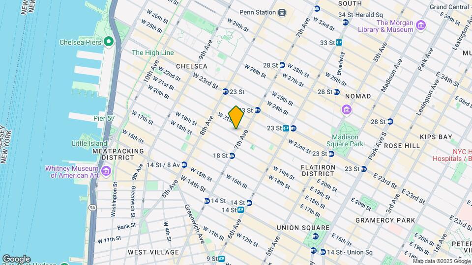 207 W 20th St Mapa y Detalles de la Ubicación