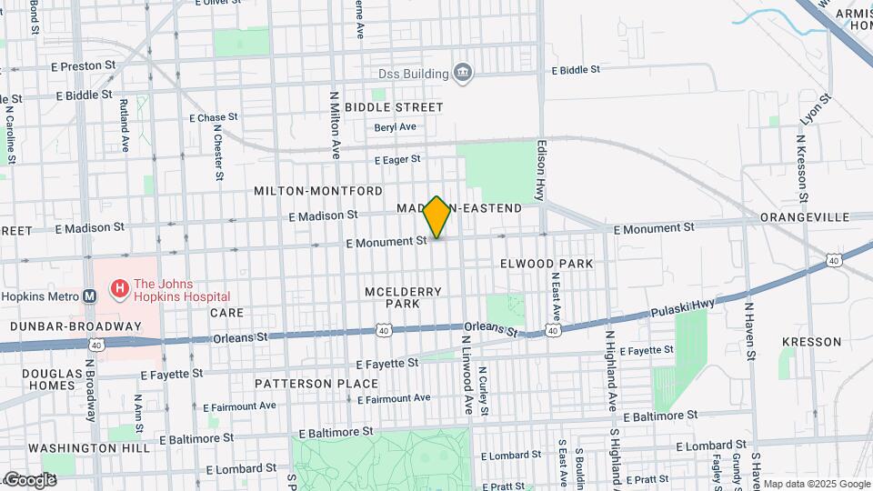 639 N Kenwood Ave Map and Location Details
