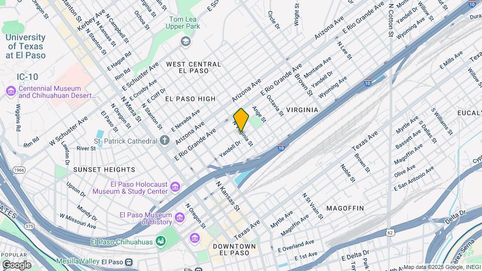 807 N Virginia St Map and Location Details