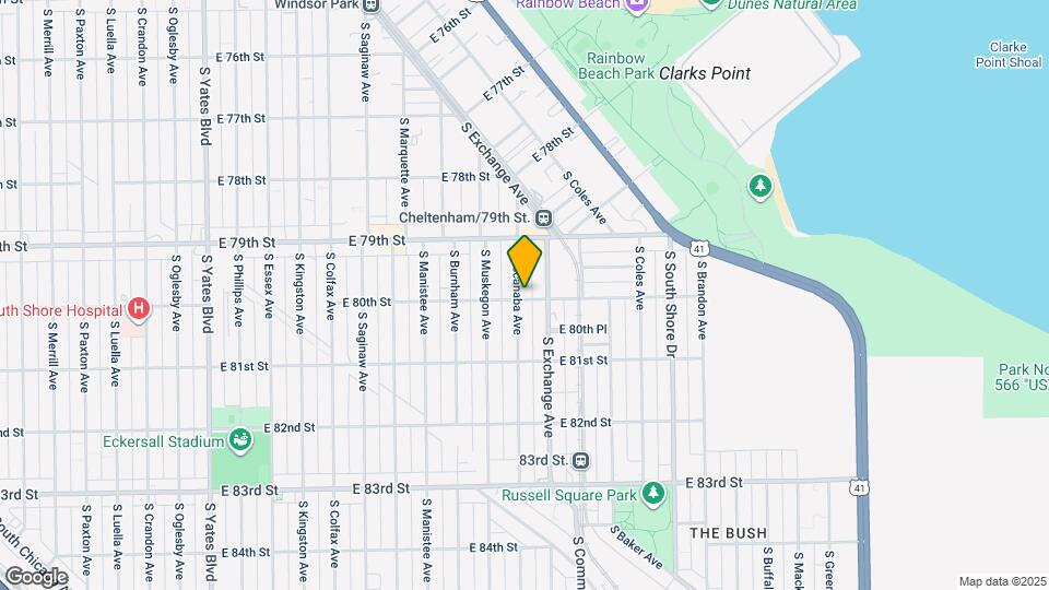 7959 S Escanaba Ave Map and Location Details