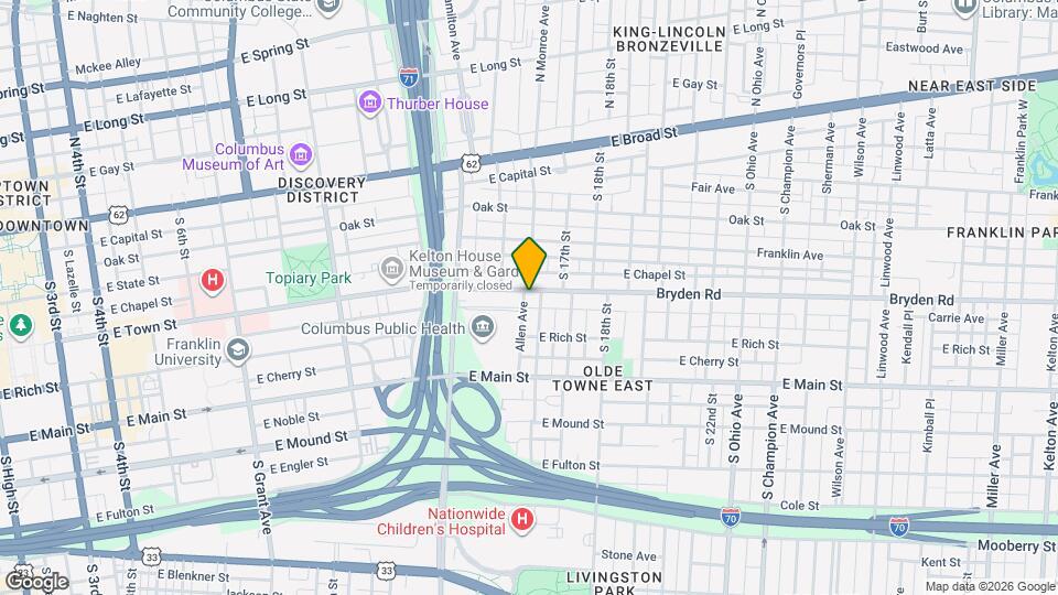 781 Bryden Rd, Unit 3 Map and Location Details