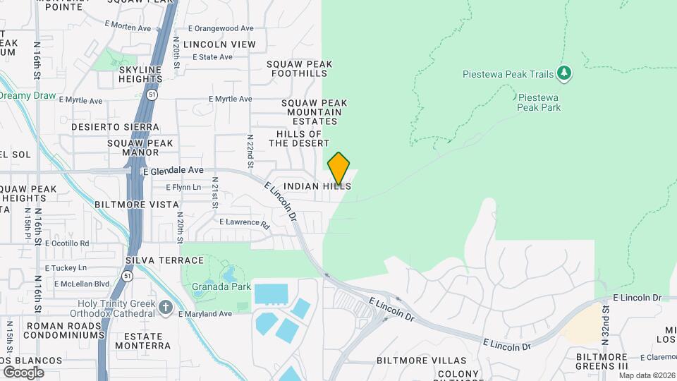 2423 E Lincoln Cir Map and Location Details