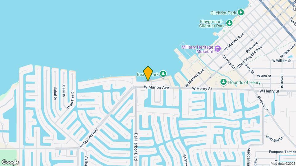 1601 Park Beach Cir Map and Location Details