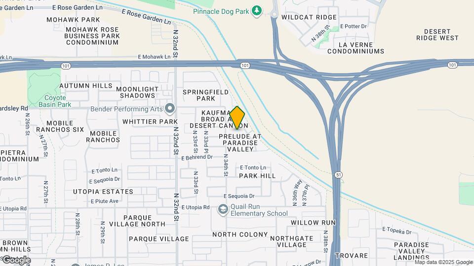 3424 E Wahalla Ln Mapa y Detalles de la Ubicación