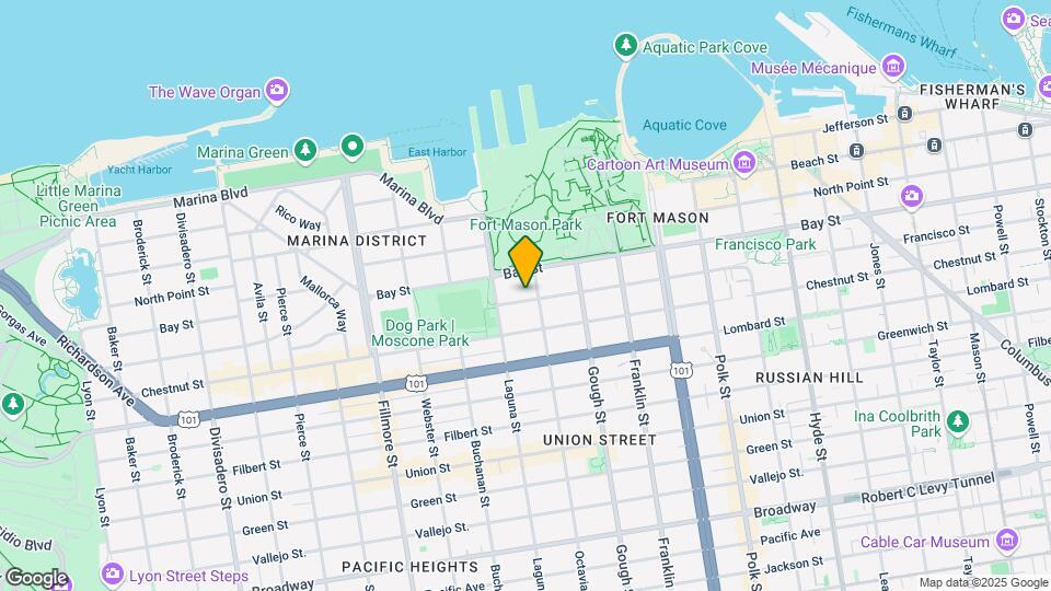 1526 Francisco St Map and Location Details