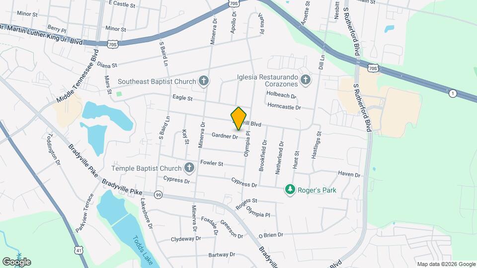 1911 Gardner Dr Map and Location Details