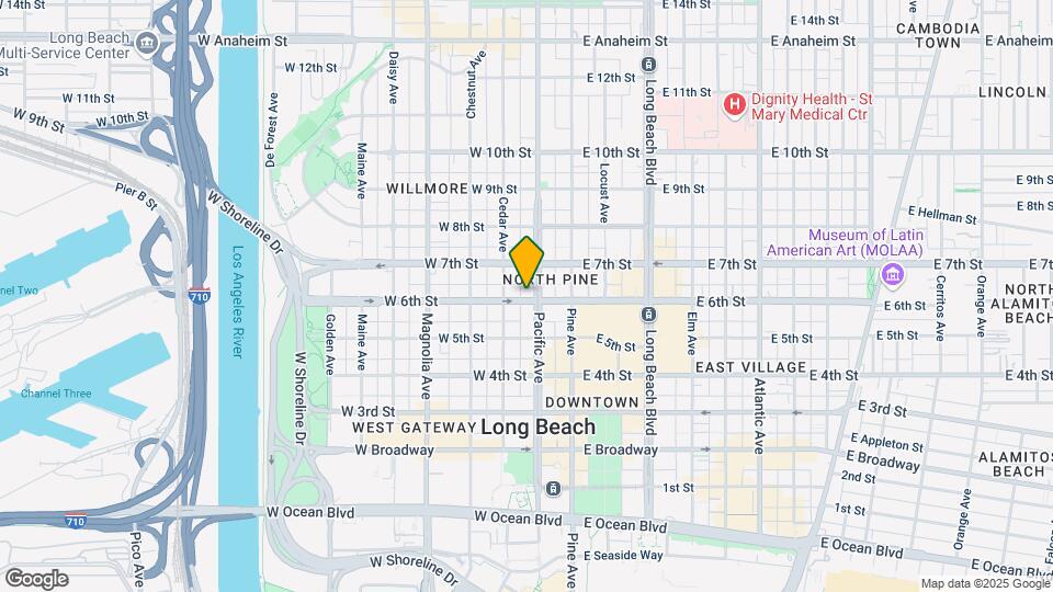 225 W 6th St Map and Location Details