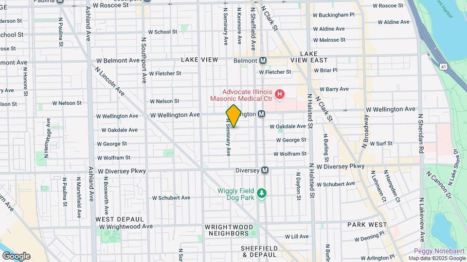 1049 West Oakdale Apartments Mapa y Detalles de la Ubicación
