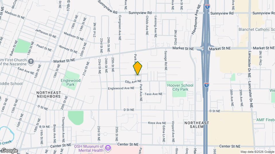 1432 Park Ave NE Map and Location Details