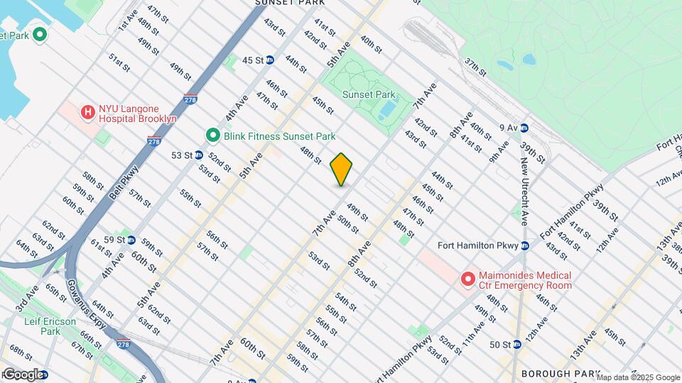 4814 7th Ave Mapa y Detalles de la Ubicación