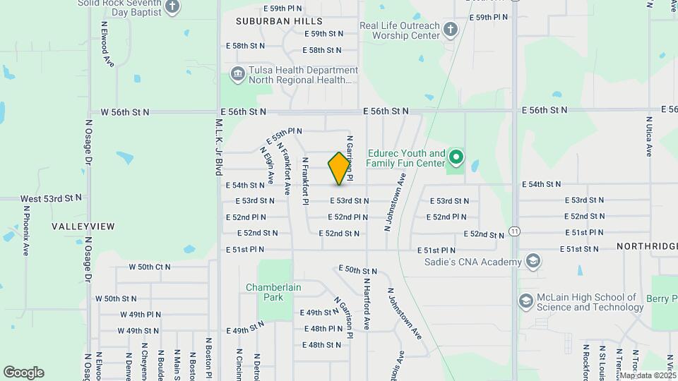 624 E 54th St N Map and Location Details