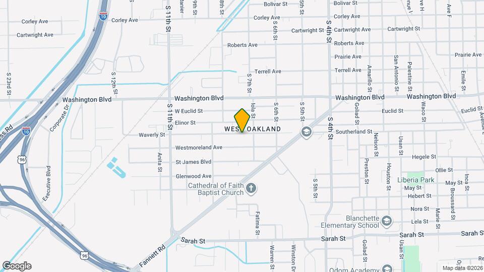 3255 Waverly St Map and Location Details