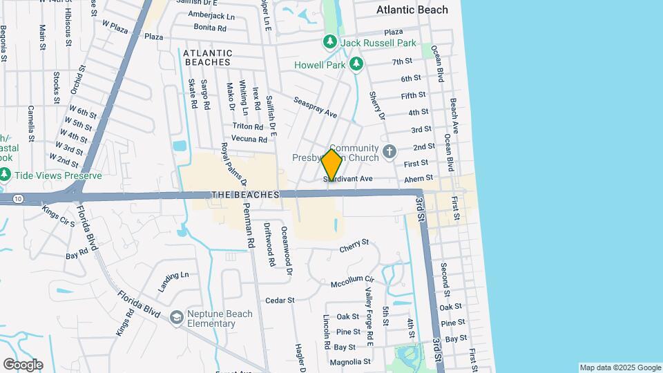 599 Atlantic Blvd Map and Location Details
