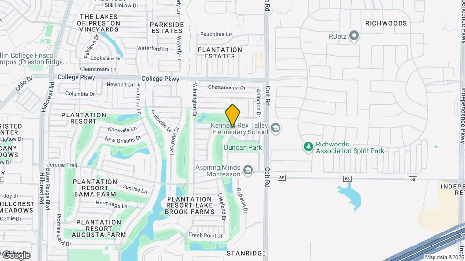 5817 Norfolk Ln Map and Location Details