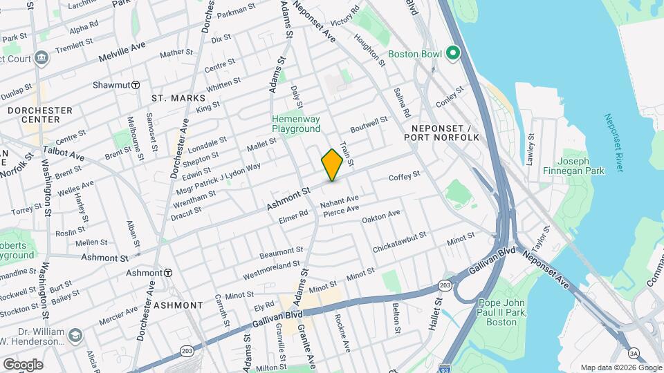 475 Ashmont St Map and Location Details