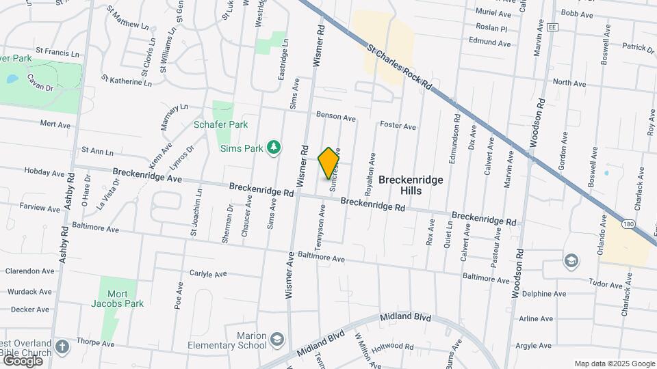 3221 Suncrest Ave Map and Location Details