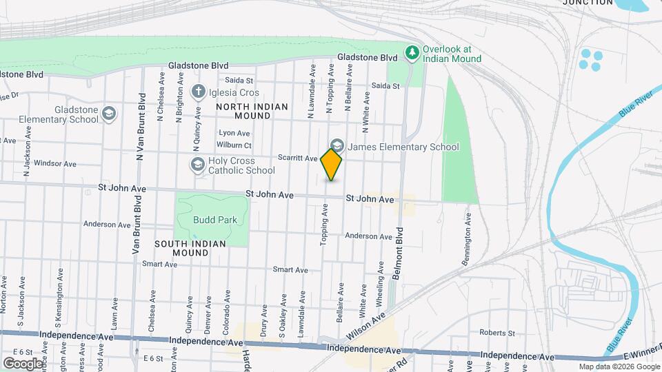 115 N Topping Ave Map and Location Details