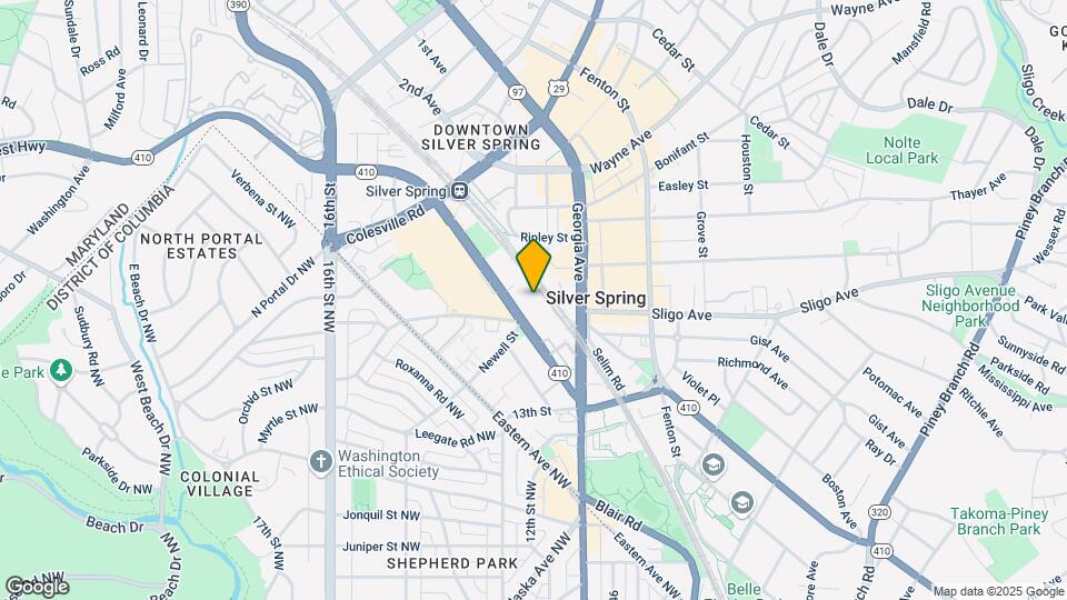 1201 E West Hwy, Unit 330 Mapa y Detalles de la Ubicación