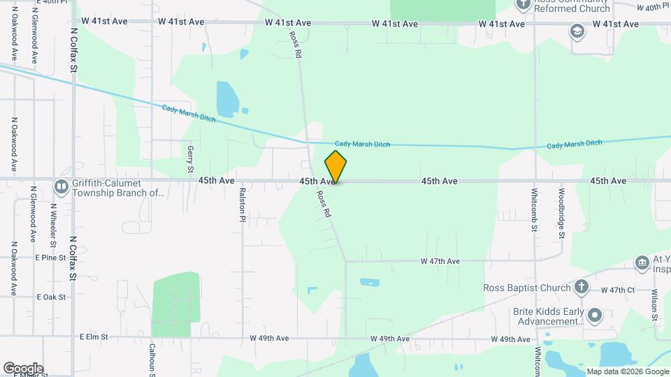 4815 W 45th Ave Map and Location Details