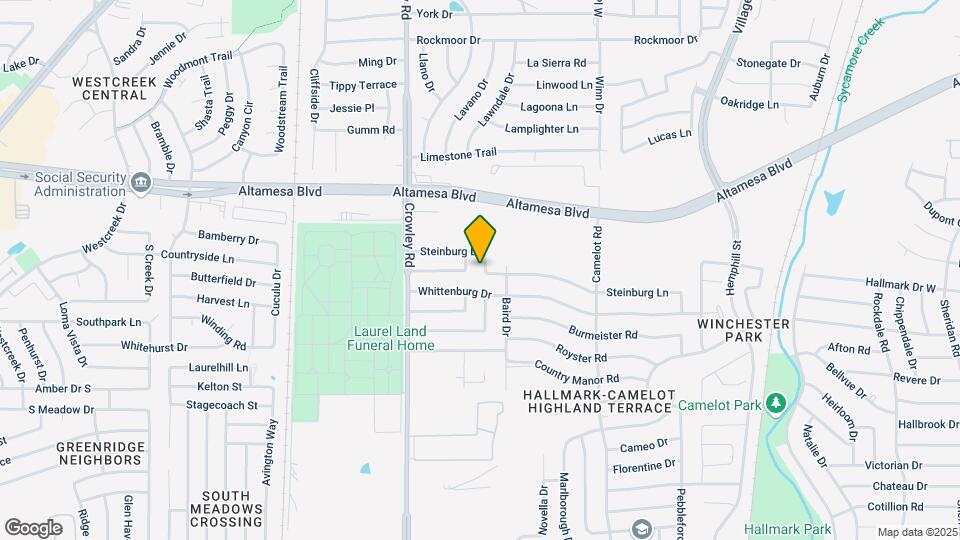 1721 Steinburg Ln Map and Location Details