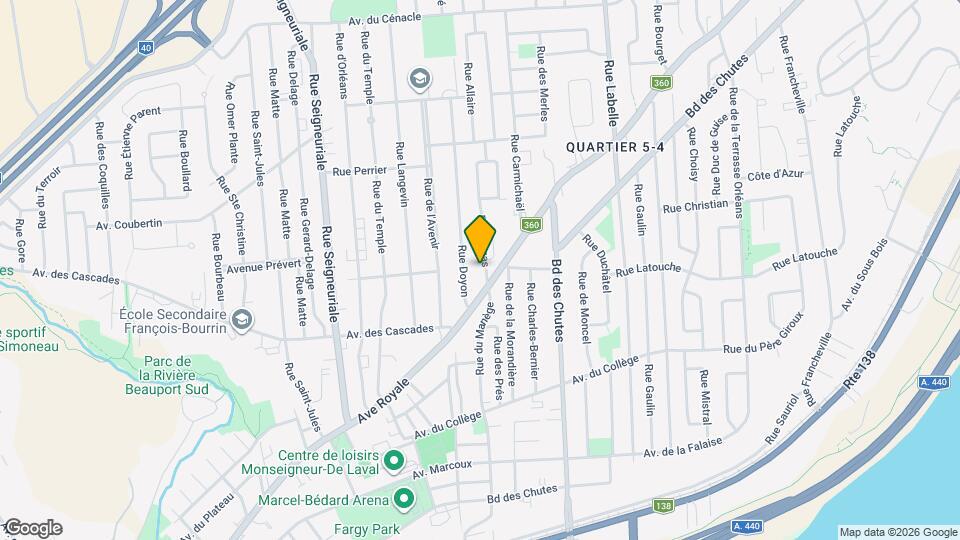 3-7 Dugas Rue Map and Location Details