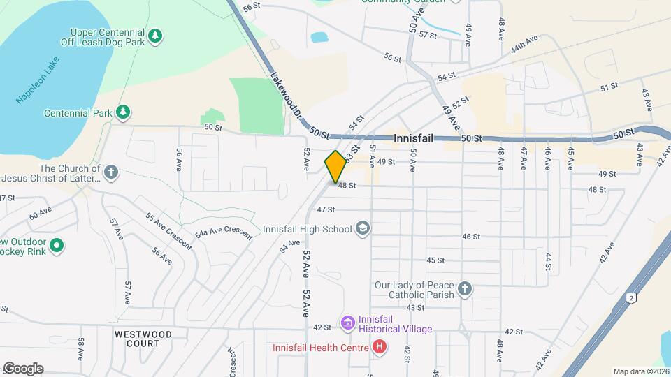 5139 48 St Map and Location Details