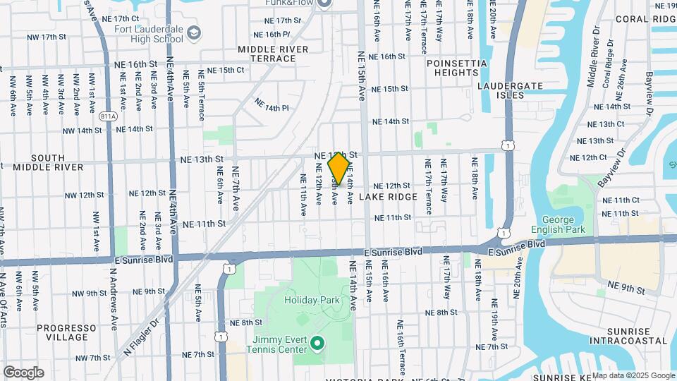 1140-1144 NE 13th St Map and Location Details