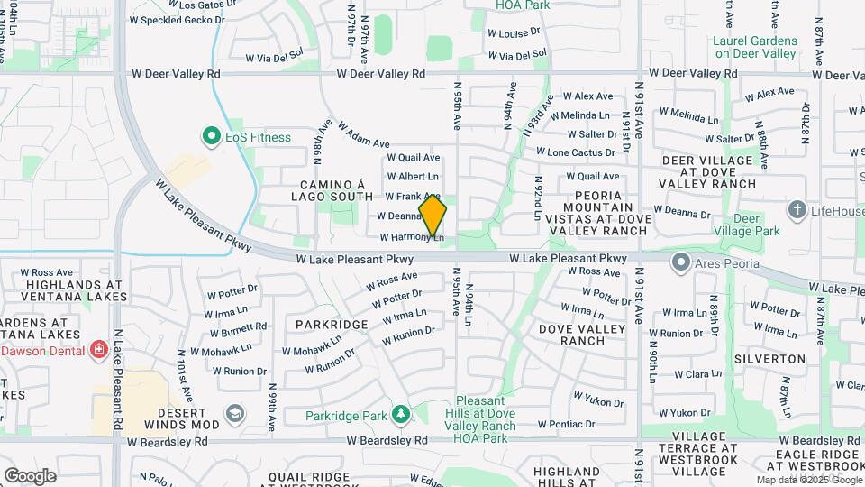 9539 W Harmony Ln Map and Location Details