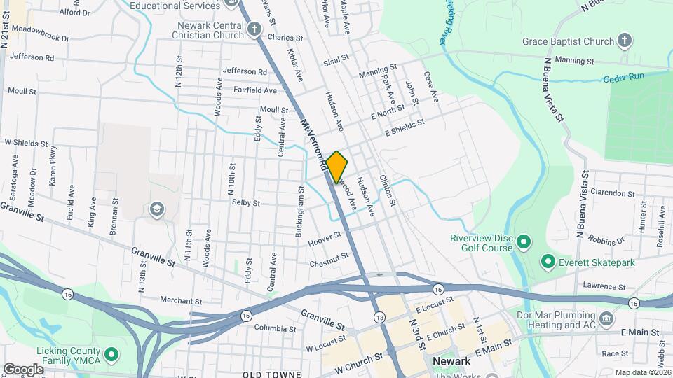 304 Mt Vernon Rd Map and Location Details