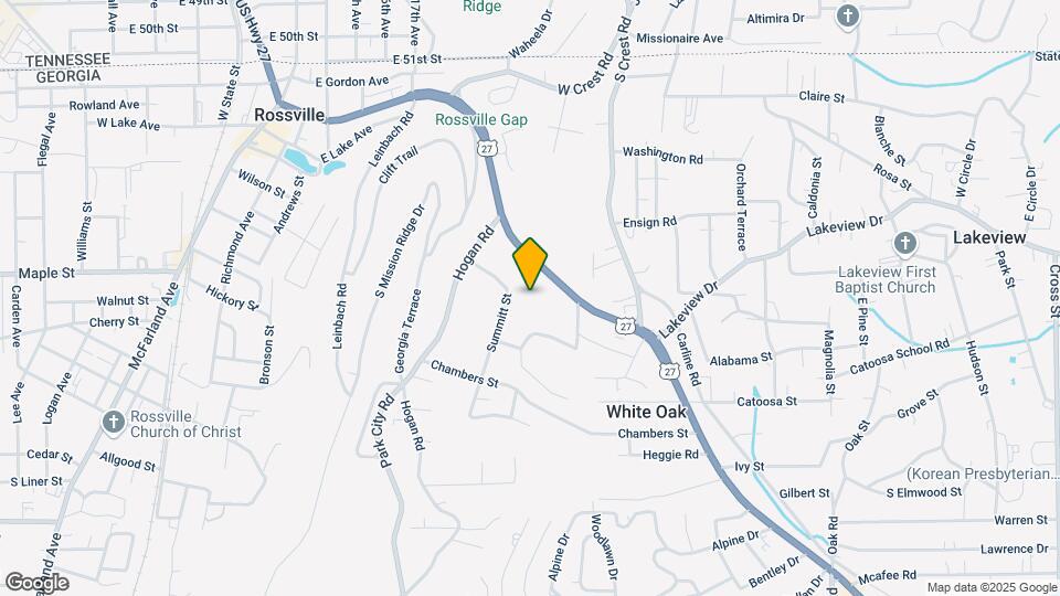 811 Chickamauga Ave Map and Location Details