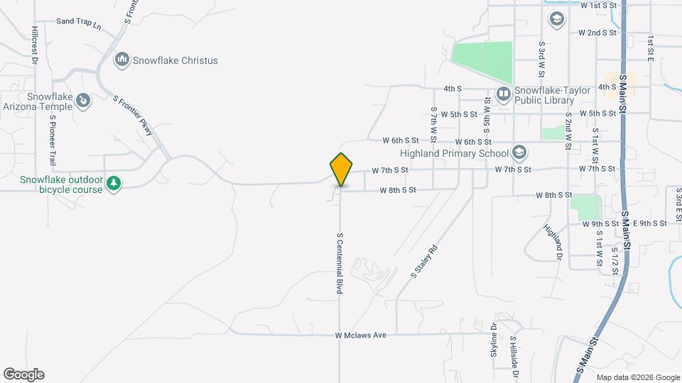 1851 W 8th S St Map and Location Details