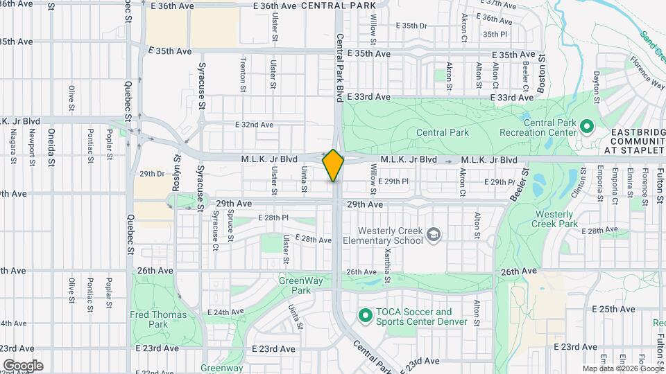 2933 Central Park Blvd Map and Location Details