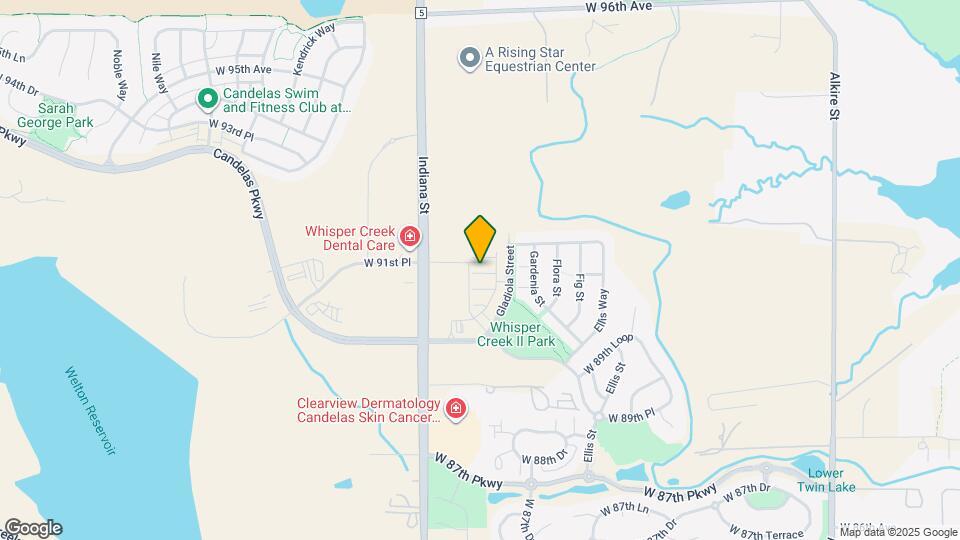 14583 W 91st Dr Mapa y Detalles de la Ubicación