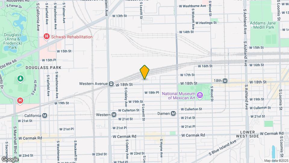 2158 W 18th St Map and Location Details