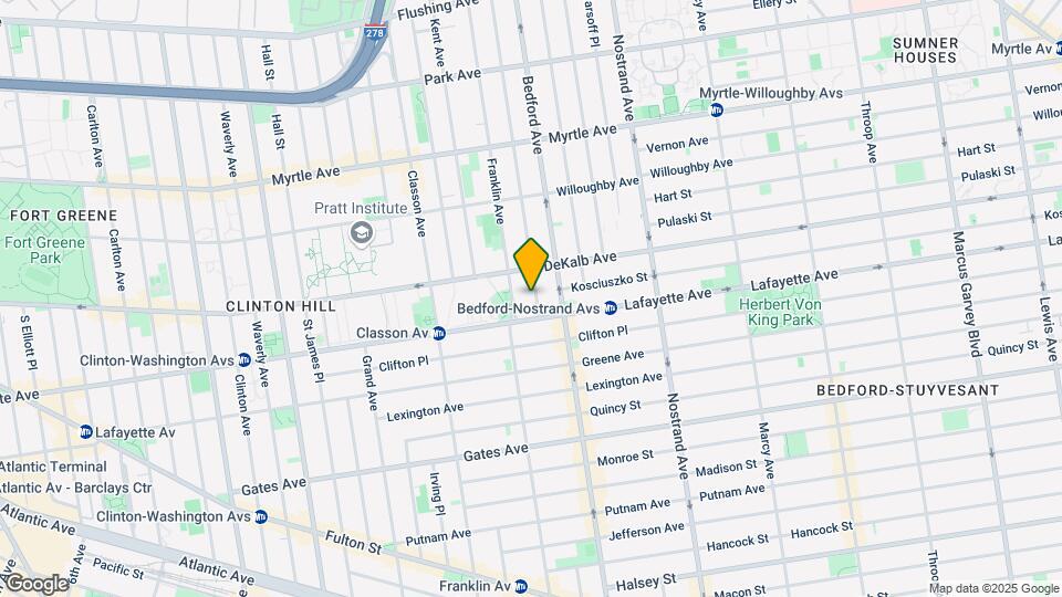 274 Skillman St Map and Location Details