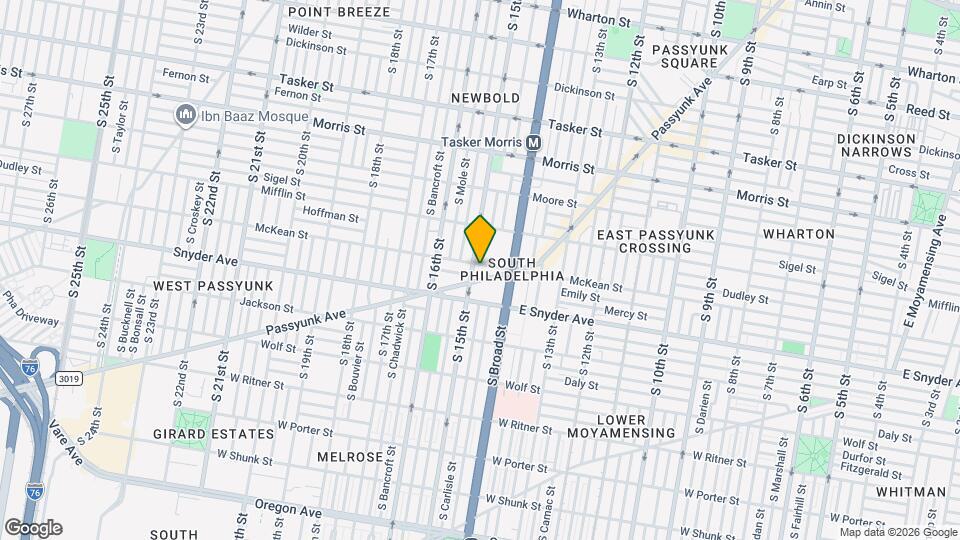 1434 McKean St Mapa y Detalles de la Ubicación