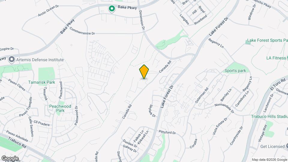 26042 Serrano Ct Mapa y Detalles de la Ubicación