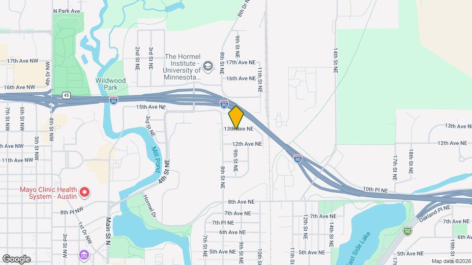 1000 13th Ave NE Map and Location Details