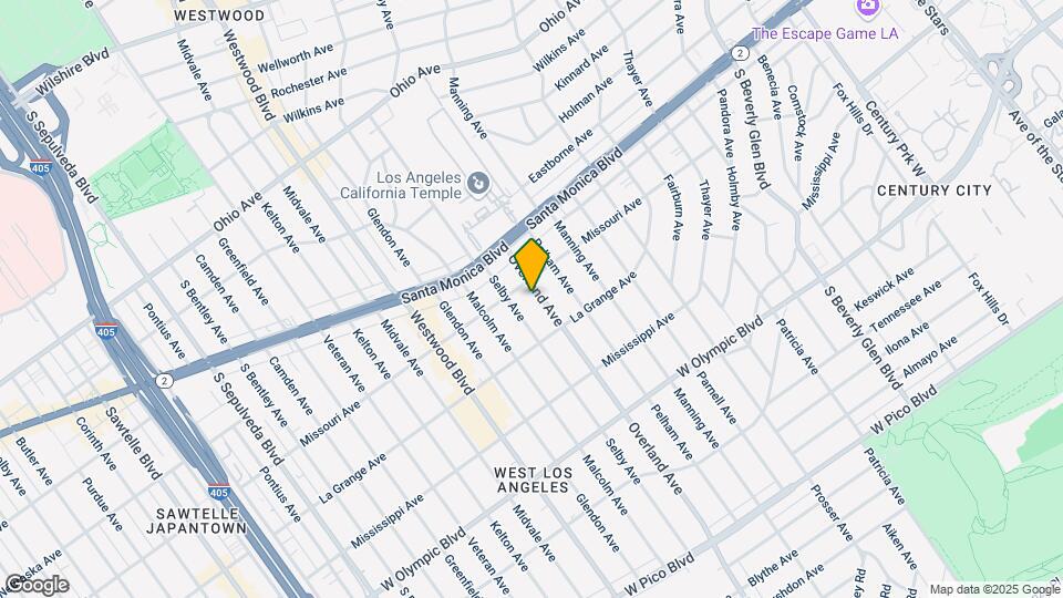1917 Overland Ave Map and Location Details