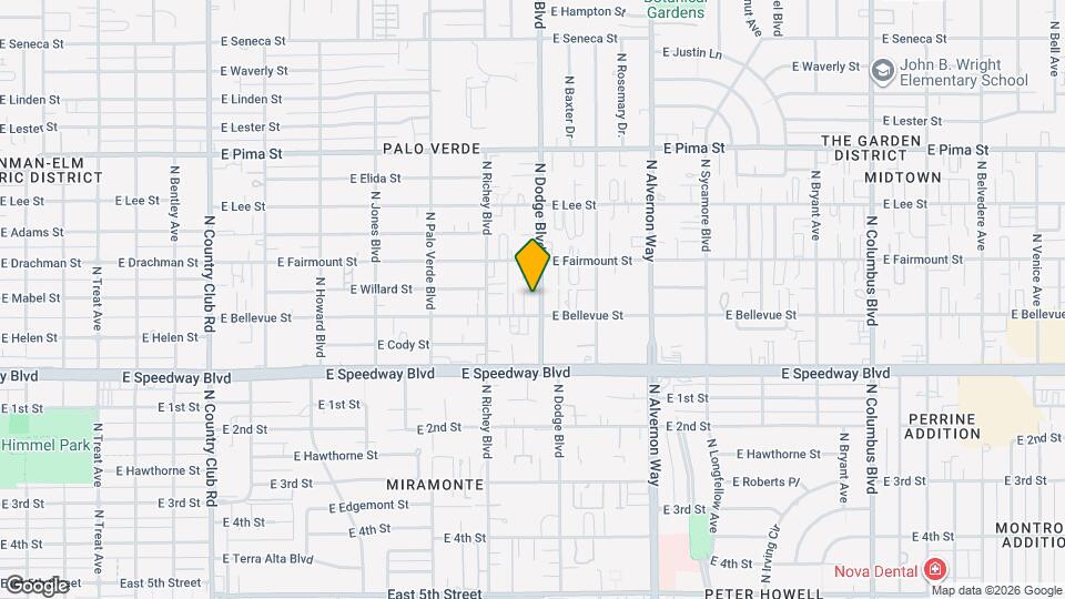 1219 N Dodge Blvd Map and Location Details