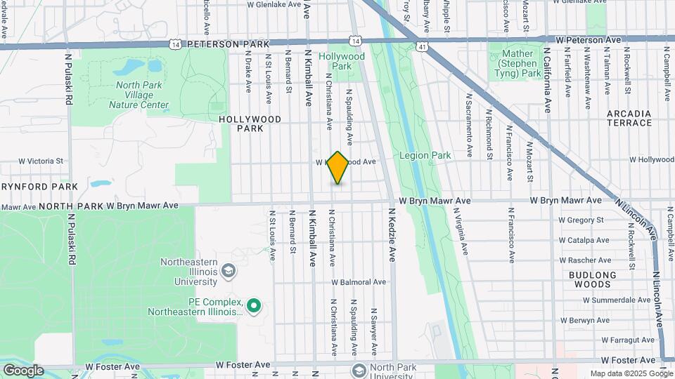 5617 N Christiana Ave, Unit 2 Map and Location Details